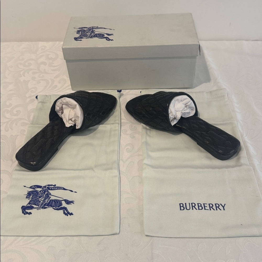 Burberry Quilted Slide Sandal. Ladies 8.5 - Picture 15 of 16